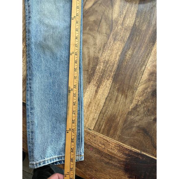 Denim Forum The Nina Stovepipe High Waisted Straight Leg Denim Jeans Size 23 - Picture 8 of 8